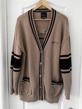 Canoe & Lake Southwest Dockside Knit Cardigan Sand L